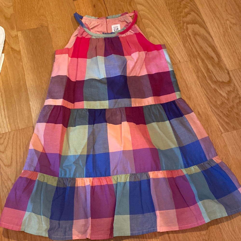 Girls plaid dress size 4